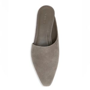 Vince Taupe Suede Gena Mules sz 7